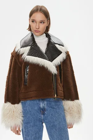 Pinko Pelzmantel Coco Caban. 102092 A19M Regular Fit