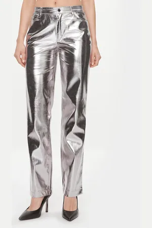 Guess Hose aus Kunstleder W4RB33 WFWP0 Regular Fit