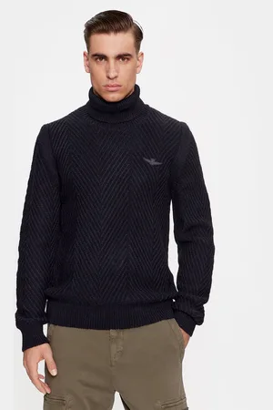 Aeronautica Militare Rollkragenpullover 232MA1455L509 Regular Fit