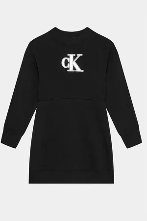 Calvin Klein Strickkleid Metallic Monogram IG0IG02315 Regular Fit