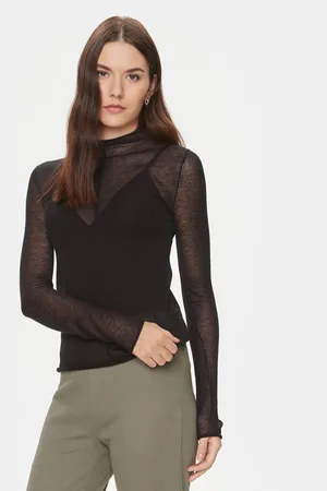 Calvin Klein Bluse Sheer J20J222925 Regular Fit