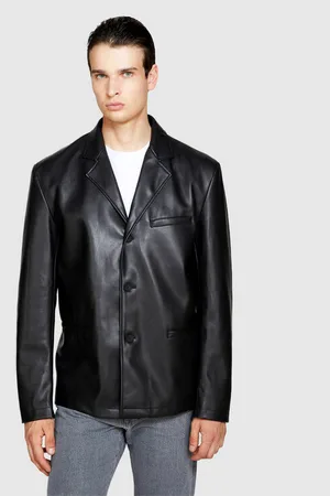 Sisley Jacke aus Kunstleder 2NHCSW01D Regular Fit