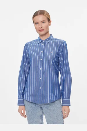 Tommy Hilfiger Hemd Baseball Stripe Regular Shirt WW0WW41155 Regular Fit
