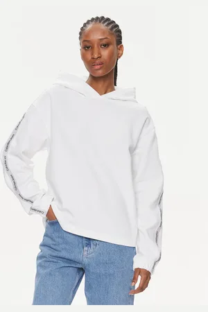 Calvin Klein Sweatshirt Logo Elastic Hoodie J20J223078 Regular Fit