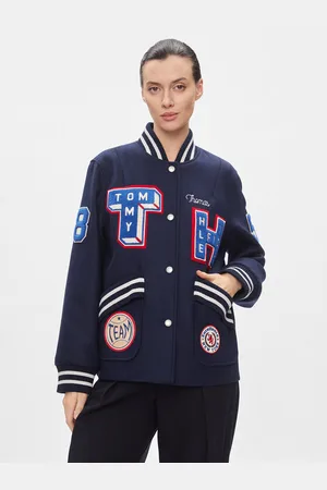 Tommy Hilfiger Bomberjacke Collegiate Wool Blend Varsity WW0WW40479 Regular Fit