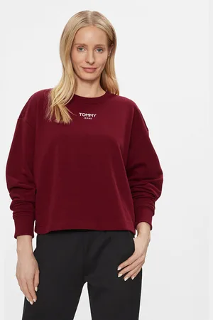 Tommy Hilfiger Sweatshirt Ess Logo DW0DW16393 Cropped Fit