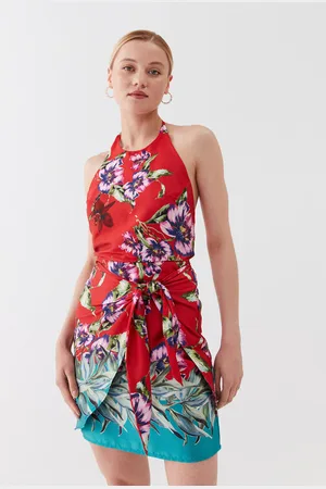 Guess Sommerkleid W3YK52 WF1T2 Slim Fit