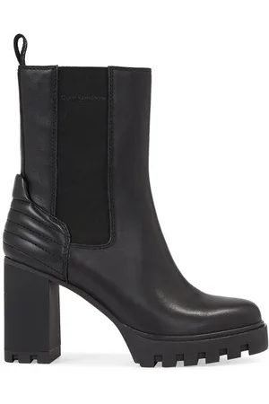 Calvin Klein Stiefeletten Platform Chelsea Lth Wn YW0YW01140