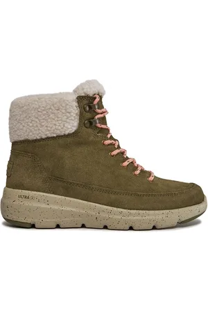 Skechers Schnürstiefeletten Glacial Ultra Woodsy 144175/OLV Grün