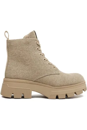 Calvin Klein Schnürstiefeletten Chunky Combat Laceup Boot Co YW0YW01239
