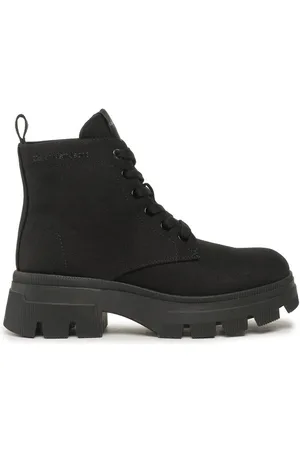 Calvin Klein Stiefeletten Chunky Combat Laceup Boot Co YW0YW01239