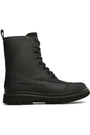 Calvin Klein Stiefeletten Chunky Combat Laceup Boot Rub YW0YW01066