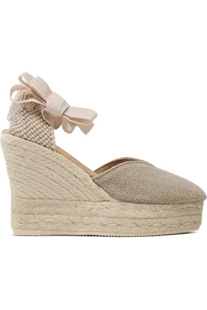 MANEBI Espadrilles Heart-Shaped Wedge Espadrilles O 7.1 WH