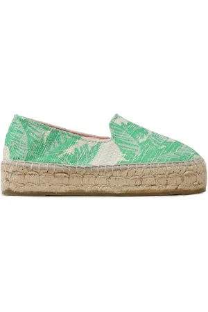 MANEBI Espadrilles Cotton Jaquard Double Sole Espadrilles G 4.8 D0