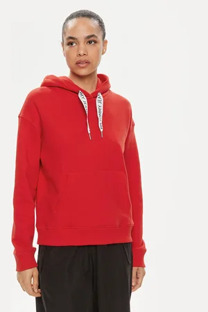 Tommy Hilfiger Sweatshirt Logo Drawcord DW0DW17794 Boxy Fit
