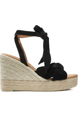 MANEBI Espadrilles Hamptons Wedge Espadrilles With Knot K 1.0 WS