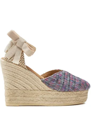 MANEBI Espadrilles Acapulco Heart-Shaped Wedge Espadrilles G 0.6 WH