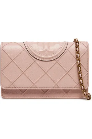 Tory Burch Handtasche Fleming Soft Polished Grain Chain Wallet 158604