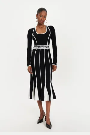 Karl Lagerfeld Strickkleid 245W1330 Slim Fit