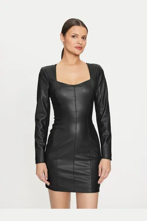 Guess Kleid aus Kunstleder 4YGK20 7159A Regular Fit