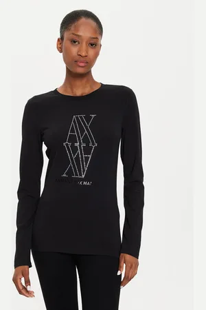 Armani Exchange Bluse 6DYT05 YJDTZ 1200 Regular Fit