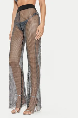 Guess Stoffhose Net E4YB00 KCDW0 Regular Fit