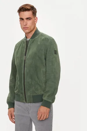 HUGO BOSS Lederjacke Joflag 50519197 Regular Fit