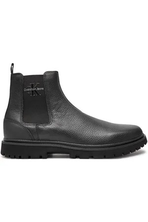 Calvin Klein Klassische Stiefeletten Eva Mid Chelsea Boot Lth YM0YM00750