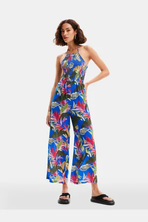 Desigual Jumpsuit Tropical Party 24SWMW22 Regular Fit