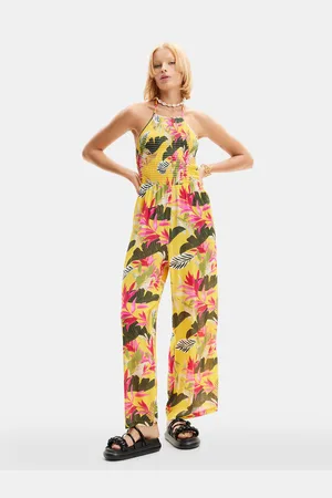 Desigual Jumpsuit Tropical Party 24SWMW22 Relaxed Fit