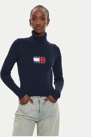 Tommy Hilfiger Rollkragenpullover Flag DW0DW18678 Regular Fit