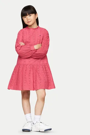 Tommy Hilfiger Kleid für den Alltag KG0KG08216 D Regular Fit