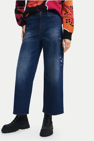 Desigual Jeans Aimar 24WWDD18 Wide Leg