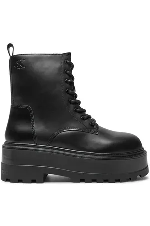 Calvin Klein Schnürstiefeletten Flatform YW0YW01535