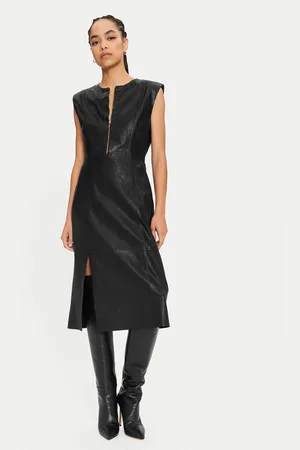 Bruuns Bazaar Lederkleid Agathea BBW4183 Slim Fit
