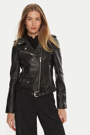Serge Pariente Lederjacke Rock Girl Regular Fit