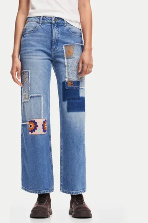 Desigual Jeans Mila 24WWDD97 Straight Fit