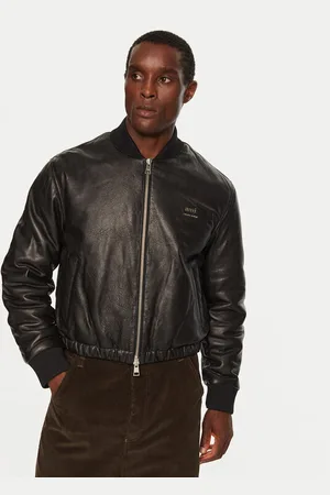 Ami Lederjacke HJK131LH0044 Regular Fit