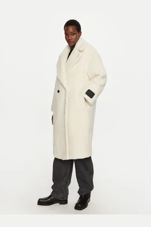 HUGO BOSS Fellmantel Malite-1 50523262 Oversize