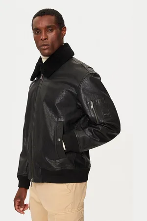 HUGO BOSS Lederjacke Jobark 50522930 Regular Fit