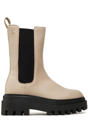 Calvin Klein Klassische Stiefeletten Flatform Chelsea Boot Mg Nb YW0YW01684