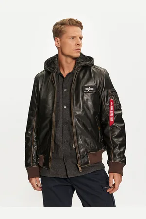 Alpha Industries Lederjacke 193129 Regular Fit