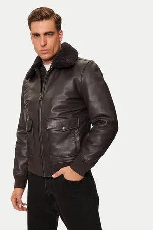 Milestone Lederjacke Fabio 431073 21075 Regular Fit
