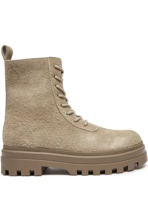 Calvin Klein Schnürstiefeletten Lugged Lace Zip Boot Oxf Hr Su YM0YM01068