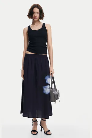 Desigual Trapezförmiger Rock Shantou 24WWFW26 Regular Fit