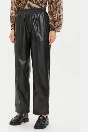 Liu Jo Lederhose WF4153 E0392 Regular Fit