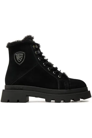 Blauer Schnürstiefeletten F4KIMMEL06
