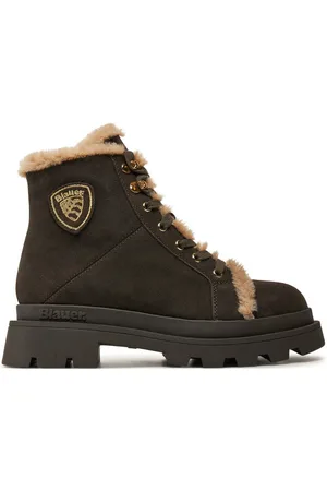 Blauer Schnürstiefeletten F4KIMMEL06