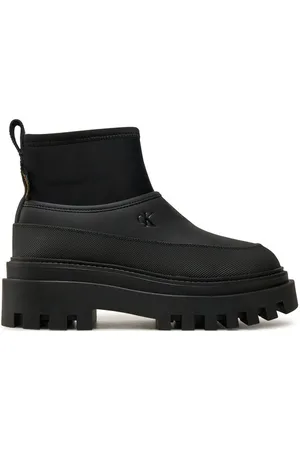 Calvin Klein Gummistiefel Flatform Rainboot Low Mg R YW0YW01560