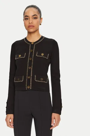 Elisabetta Franchi Strickjacke MK63B46E2 110 Slim Fit